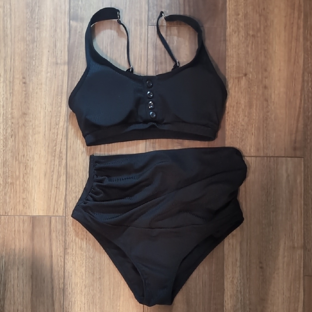 Black Women's Swimwear Set